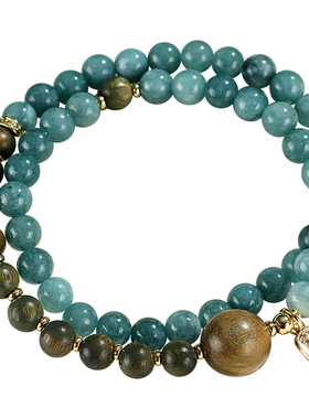 【普陀山官方】新中式金丝檀木串