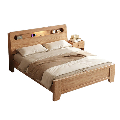 实木床家用主卧双人床