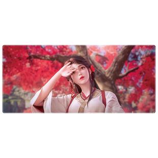 动漫鼠标垫超大键盘垫火灵儿云曦女神桌垫国漫周边火灵儿滑鼠垫