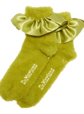 Dr.Martens马丁博士Satin Frill Fluffy Sock 26秋新款甜美中筒袜