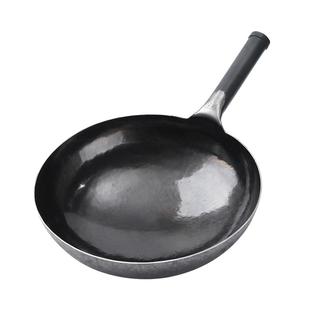 章丘手工铁锅官方旗舰店正品老式家用炒菜锅无涂层不粘平底锅正宗