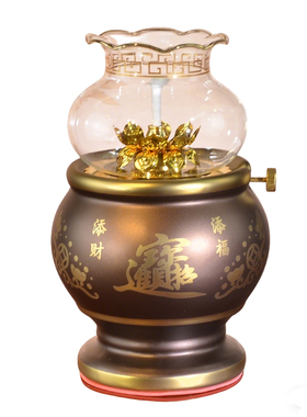 防风调光酥油长明供佛财神灯