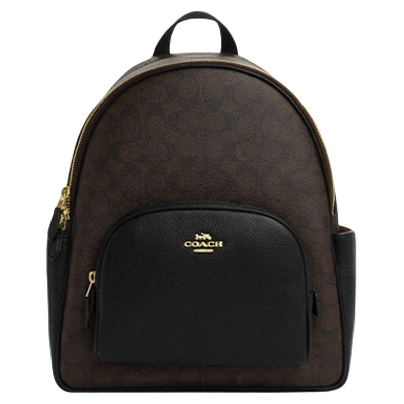COACH蔻驰Court27老花中号双肩