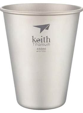 KEITH铠斯纯钛家用水杯