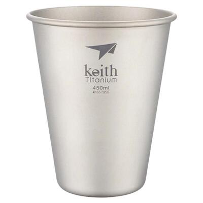 KEITH铠斯纯钛家用水杯