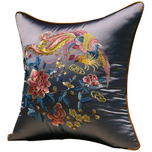 新中式红木沙发坐垫实木椅垫中国风家具座垫罗汉床加厚垫子防滑套