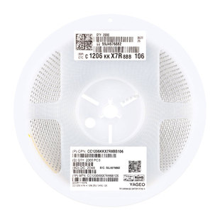 原装正品 1206贴片电容 10uF(106) ±10% 25V CC1206KKX7R8BB106