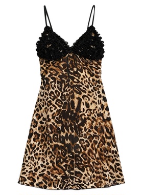 New Lingerie Sexy Sling Women's Nightdress新款性感吊带睡裙女