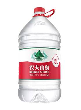 农夫山泉天然饮用水5L*4大桶装