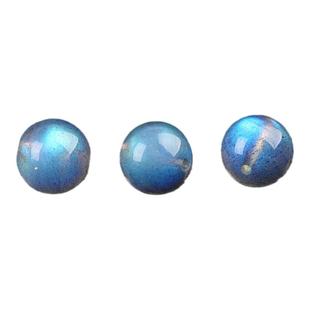 天然水晶7A灰月光散珠半成品蓝光拉长石月长石DIY饰品配件月光石