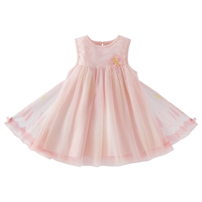 【甜美蝴蝶翅膀连衣裙】