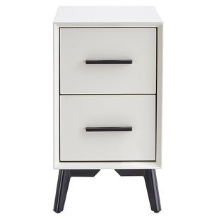 超窄床头柜小型北欧卧室简约现代实木轻奢床边小柜子30cm皮储物柜
