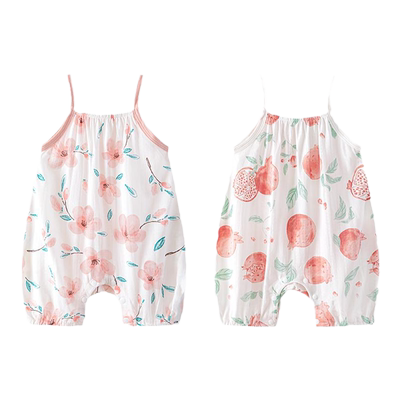 婴儿衣服宝宝夏季外出吊带连体衣