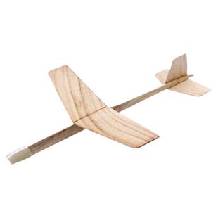 天翔木制拼装模型飞机滑翔机竞赛科教玩具小学生手掷直线木质弹射
