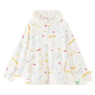 幼岚童装「微孔薄荷」凉感防晒服凉快透气亲肤排汗透气儿童防晒衣