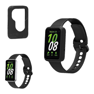 适用三星watch Galaxy Fit3手环硅胶保护套运动智能手表硅胶表带男生腕带保护贴膜女生夏天表链官方同款