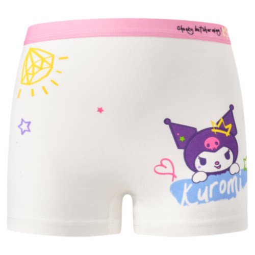 女童内裤儿童纯棉全棉a类四角平角超柔舒适抗菌女宝宝小童库洛米