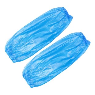 一次性套袖塑料加厚pe防水隔脏透明厨房工作成人护袖袖套加长袖口
