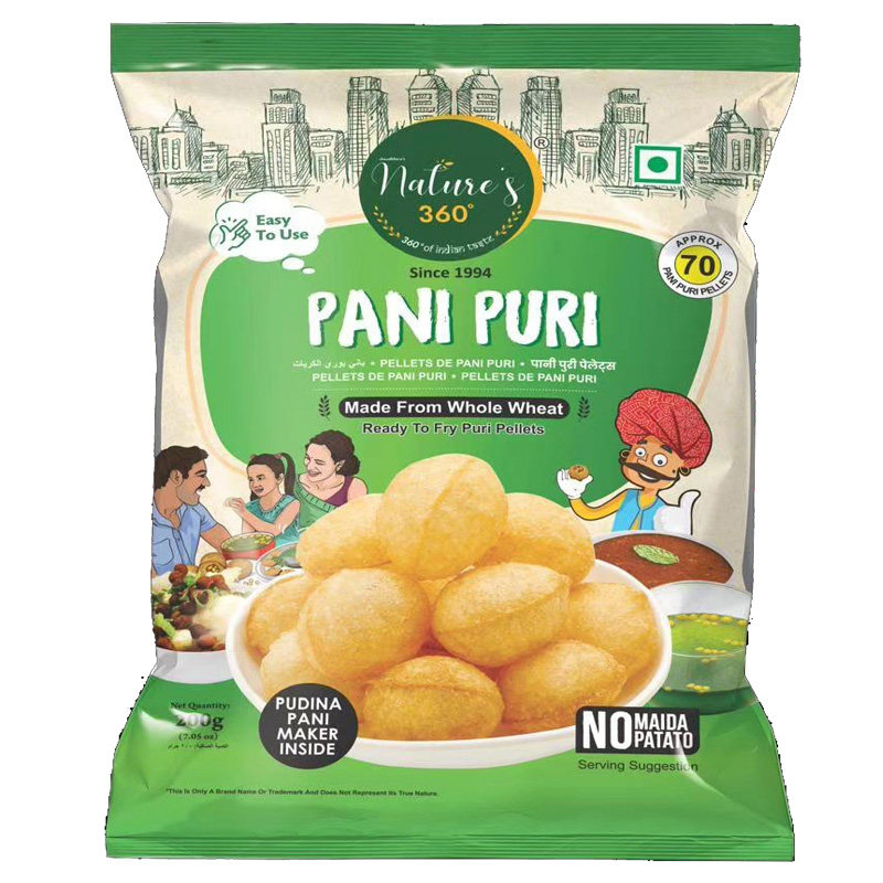 PANI PURI印度小吃玛莎拉脆球油炸空心土豆球进口抖音同款脆脆球