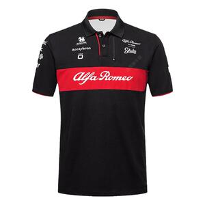 2023 F1赛车服T恤阿尔法罗密欧车队周冠宇衣服队服短袖POLO衫定制