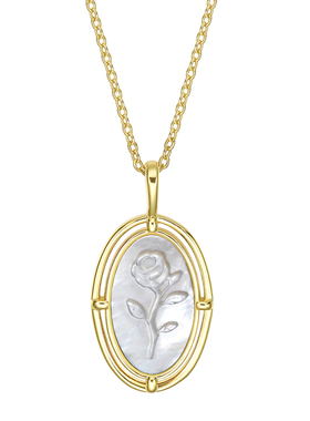 Twinell原创质感玫瑰花高级吊坠