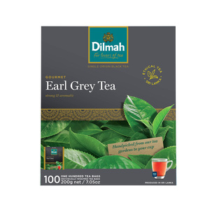 Dilmah迪尔玛斯里兰卡进口红茶锡兰/伯爵红茶100袋独立包 烘培