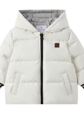 tartineetchocolat法国巧克力童装冬季男童保暖鹅绒羽绒服