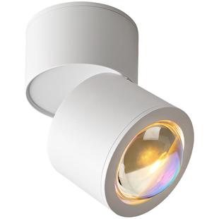 箭牌眼卫士中科稀土明装射灯简约现代可调角免开孔过道玄关护眼灯