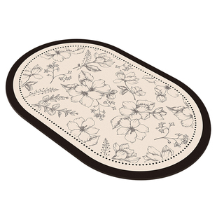 浴室地垫卫生间门口氧气硅吸水防滑垫脚垫淋浴房厕所防滑地毯垫子