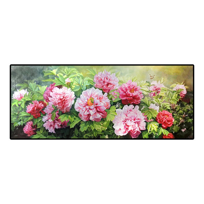 花开富贵牡丹花客厅装饰画轻奢高级感沙发背景墙挂画2026新款壁画