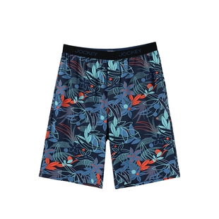 Jockey睡裤男短裤夏季莫代尔家居裤系带男士中裤五分裤可外穿裤子