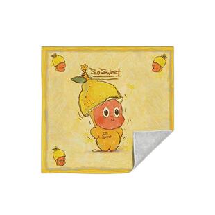 2026年新款百贴布星星人柠檬可爱化妆包相机ipad自粘魔术百贴布