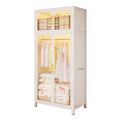 【钢制净味】金属衣柜大容量衣橱