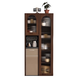 客厅靠墙置物柜厨房储物餐边柜杯具茶壶收纳茶吧机柜饮水机置物架