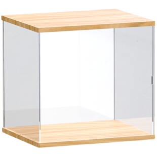 亚克力透明收纳盒手办模型展示柜动漫周边立牌积木防尘展柜可叠加