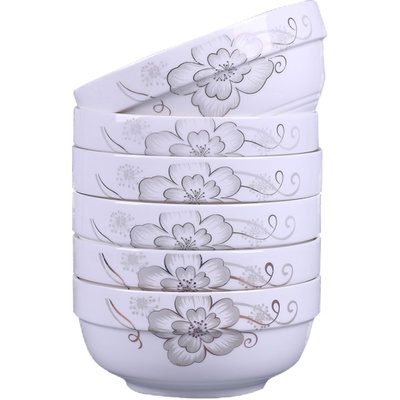 特价碗家用陶瓷饭碗中式