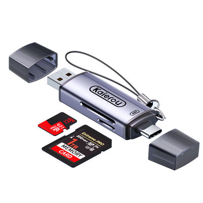 kaierou读卡器相机sd内存卡多合一万能通用手机tf卡ccd正品高速typec多功能读取器适用苹果佳能索尼大疆尼康