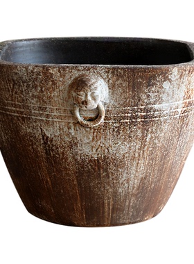 陶瓷仿古风大缸大花盆落地摆件