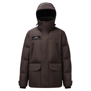 波司登2025新款羽绒服女款蓄热保暖工装极寒连帽户外高蓬90鹅绒