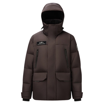 波司登2025新款羽绒服女款蓄热保暖工装极寒连帽户外高蓬90鹅绒