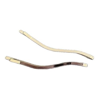 韩国进口ins博主同款银色波浪小边夹冷淡气质发夹小一字夹刘海夹