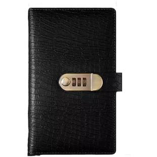 定期存单收纳本多功能票据夹带密码锁存单夹现金银行卡片收集册