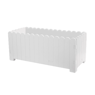 户外花箱庭院阳台种菜花盆塑胶防腐花槽特大长方形围栏花槽种植箱