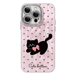 适用苹果18手机壳女款iphone17pro保护套13mini全包14防摔11/12/xs软外7plus硅胶8镜头膜15波点16潮牌max黑猫