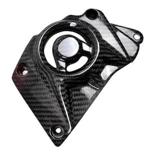 适用摩托车配件BMW S1000RR 2015-2018 改装碳纤维前齿轮盖 3K