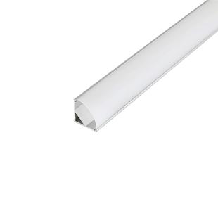 窗帘盒线性灯45度三角明装反光灯槽铝型材斜角全光谱LED护眼灯带