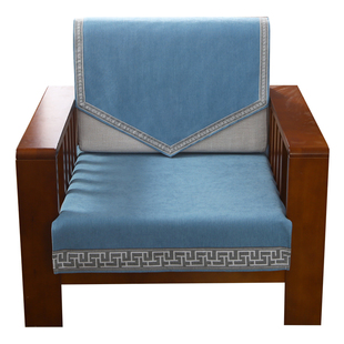 馨朵曼沙发巾靠背巾盖布巾简约现代防滑中式纯色三角沙发后背罩套