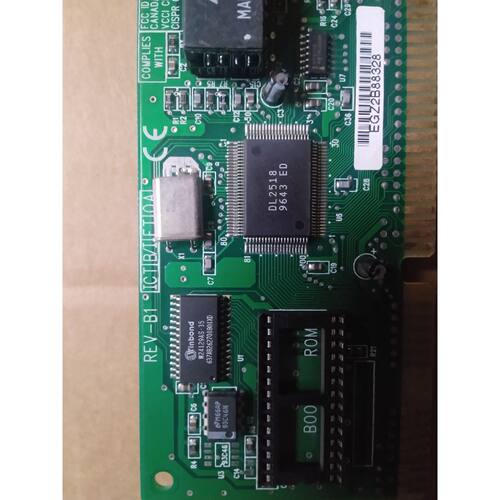 ISA网卡 DL2518 REV-B1 W24129AS-3