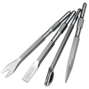 电锤冲击钻钻头圆柄方柄电镐扁凿子尖镐头电搞电铲头开槽钻头大全