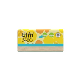 【U先】斑布本色抽纸卫生纸巾3层120抽3包抽取式纸原生竹浆家用